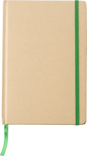 Gerecycled papieren notitieboek (A5) Gianni